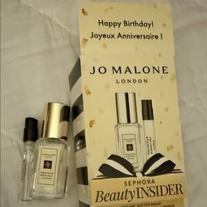 Jo Malone Wood Sage & Sea Salt English Pear & Sweet Pea Cologne samples